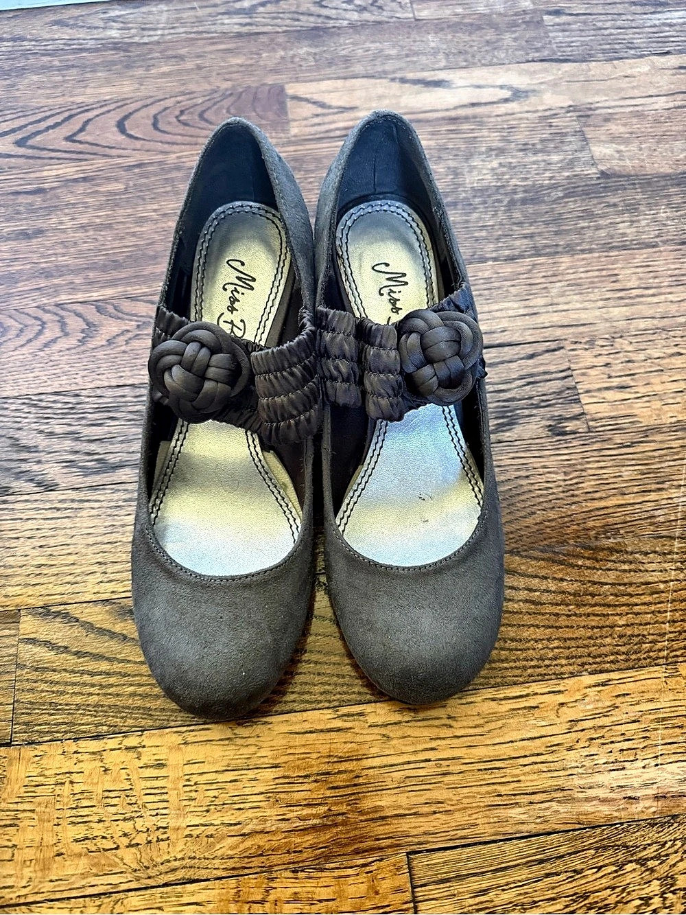 Clarks Braided Mary Jane Heels in Black